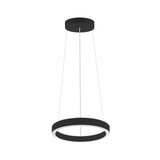 Pastrengo PL Ø 500 57W 4368lm 840 IP20 schwarz L-2500mm