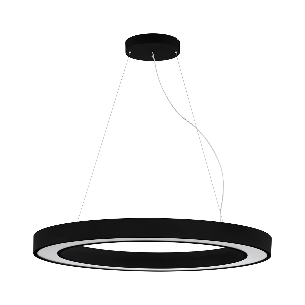 Pastrengo PL Ø 1100 72W 4950lm 840 IP20 schwarz L-3000mm