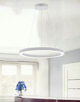 Pastrengo PL Ø 900 58W 3660lm 830 IP20 silber L-3000mm