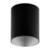 Deckenleuchte "Polasso Pro" rund 35W schwarz /weiss IP20