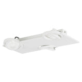 LED Anbauleuchte 'Brea Pro' 3flg. 3x 9W 4000K weiß IP20
