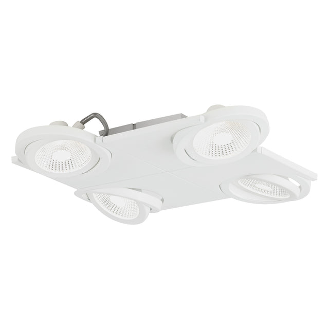 LED Anbauleuchte 'Brea Pro' 4flg. 4x 9W 4000K weiß IP20