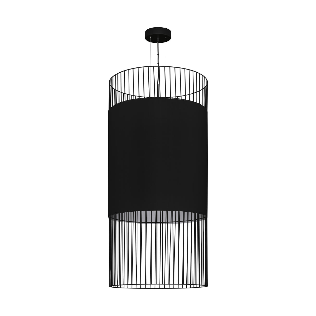 Hängeleuchte "Shilton" E27 60W schwarz