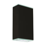 LED-Wandl. direkt/indirekt Abida Pro 2x6W 3000K schwarz IP20