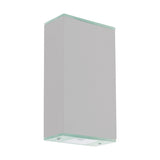 LED-Wandl. direkt/indirekt Abida Pro 2x6W 3000K silber IP20