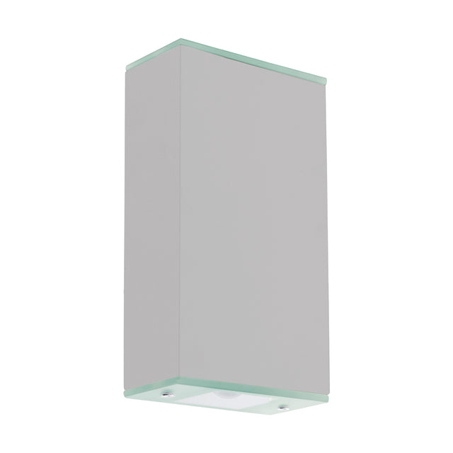 LED-Wandl. direkt/indirekt Abida Pro 2x6W 3000K silber IP20