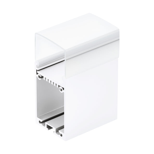 LED-Stripe Profil EB mit satinierter Abd. weiß, 1000mm