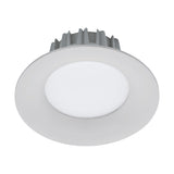 TREVIGLIO mit opaler Abdeckung 9,4W silber