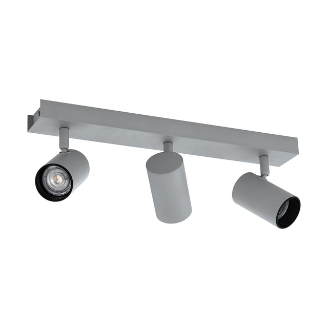 Wand-/Deckenaufbauleuchte 'Merea Pro' 3x8W silber IP20