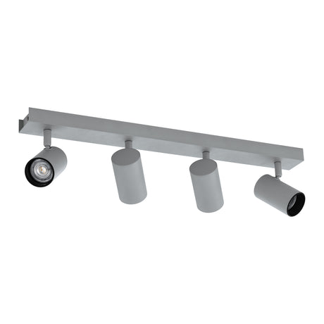 Wand-/Deckenaufbauleuchte 'Merea Pro' 4x8W silber IP20