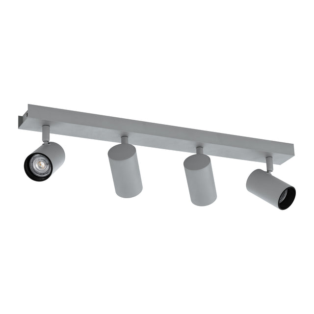 Wand-/Deckenaufbauleuchte 'Merea Pro' 4x8W silber IP20
