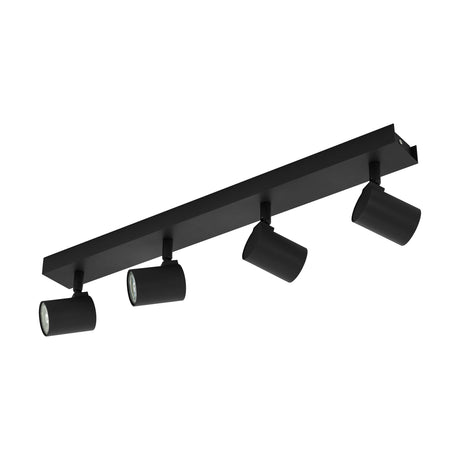 Wand-/Deckenaufbauleuchte 'Merea Pro' 4x8W schwarz IP20