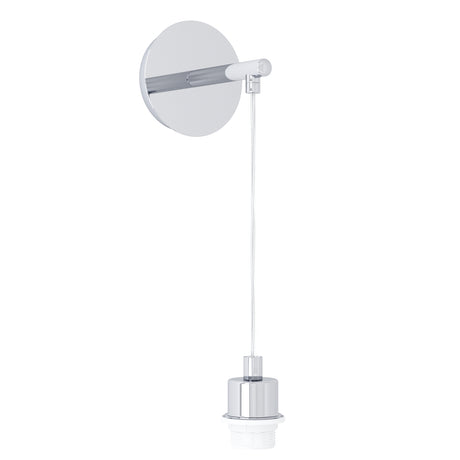 Wandteil 'Marausa' 1x40W chrom/weiss IP20