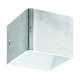 Wandleuchte "Sania 3" 5W 3000K blattversilbert / weiss IP20