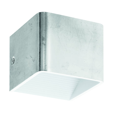 Wandleuchte "Sania 3" 5W 3000K blattversilbert / weiss IP20