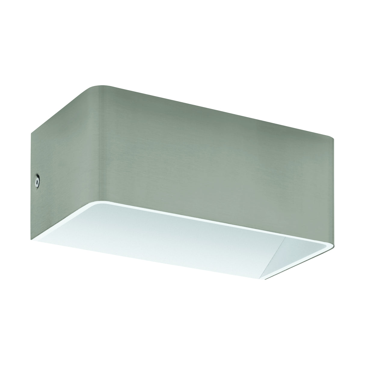Wandleuchte "Sania 3" 10W 3000K nickel-matt/weiss IP20