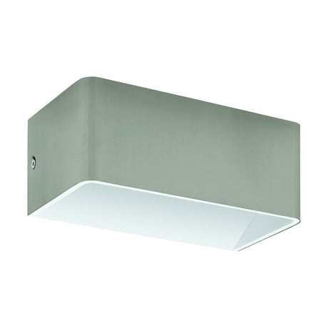 Wandleuchte "Sania 3" 10W 3000K nickel-matt/weiss IP20