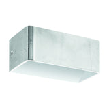 Wandleuchte "Sania 3" 10W 3000K blattversilbert / weiss IP20