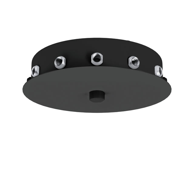 Deckenverteiler 12flg. schwarz