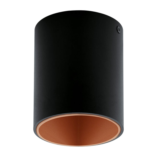 Polasso rund 3,3W 3000K schwarz kupfer