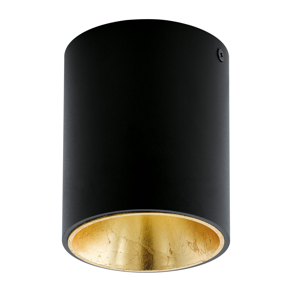 Polasso rund 3,3W 3000K schwarz gold