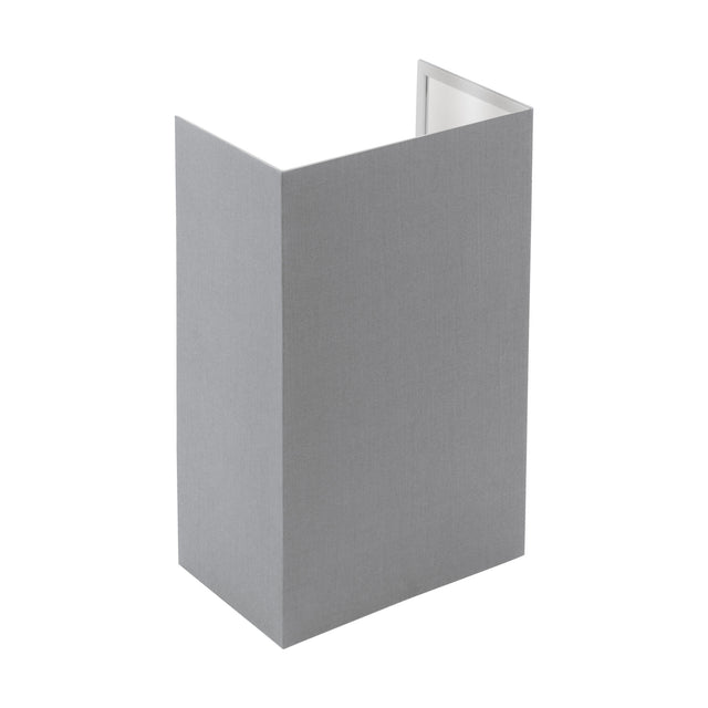 Schirm zu Wandleuchte 'Pasteri Pro' B: 180 mm grau/silber
