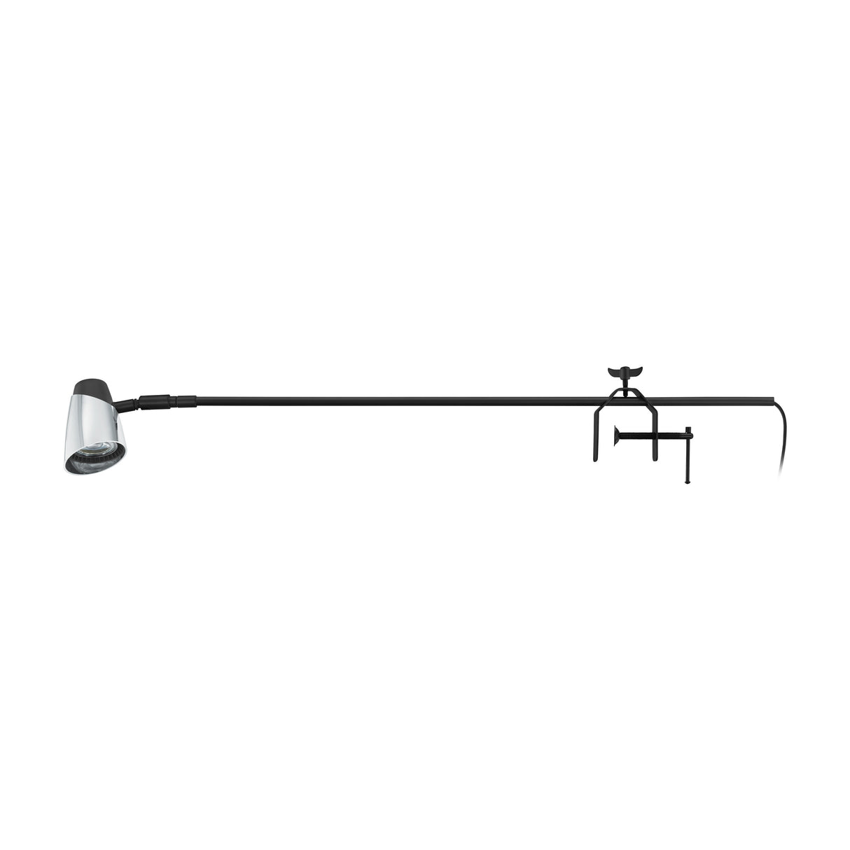 Displayleuchte mit Klemmvorrichtung 35W GU10 schwarz IP20