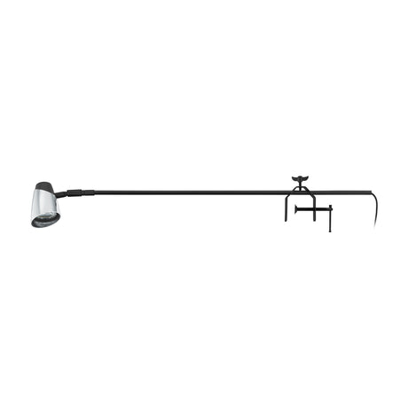 Displayleuchte mit Klemmvorrichtung 35W GU10 schwarz IP20