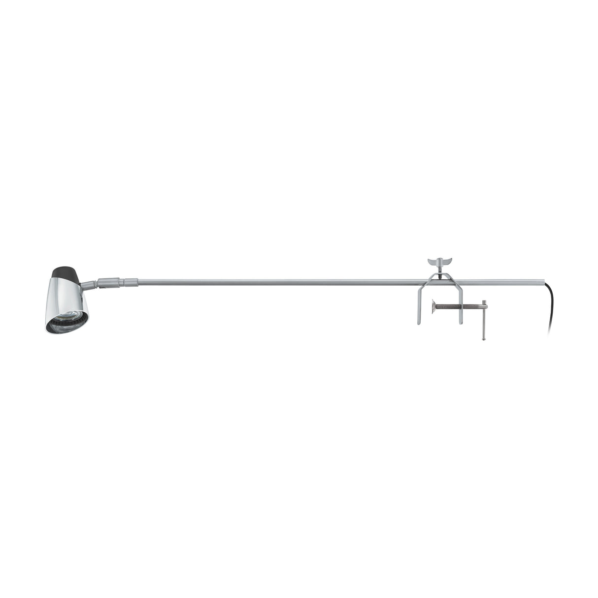 Displayleuchte mit Klemmvorrichtung 35W GU10 grau IP20