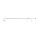Displayleuchte mit Klemmvorrichtung 35W GU10 weiss IP20