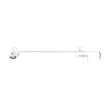 Displayleuchte mit Klemmvorrichtung 35W GU10 weiss IP20