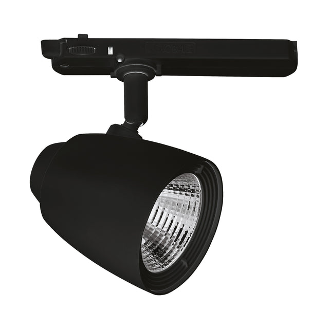 LED 3-Phasen-Schienenstrahler, 40°, 19W, 4000K schwarz