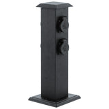 Steckdosensäule Park 4, stahl/schwarz, IP44