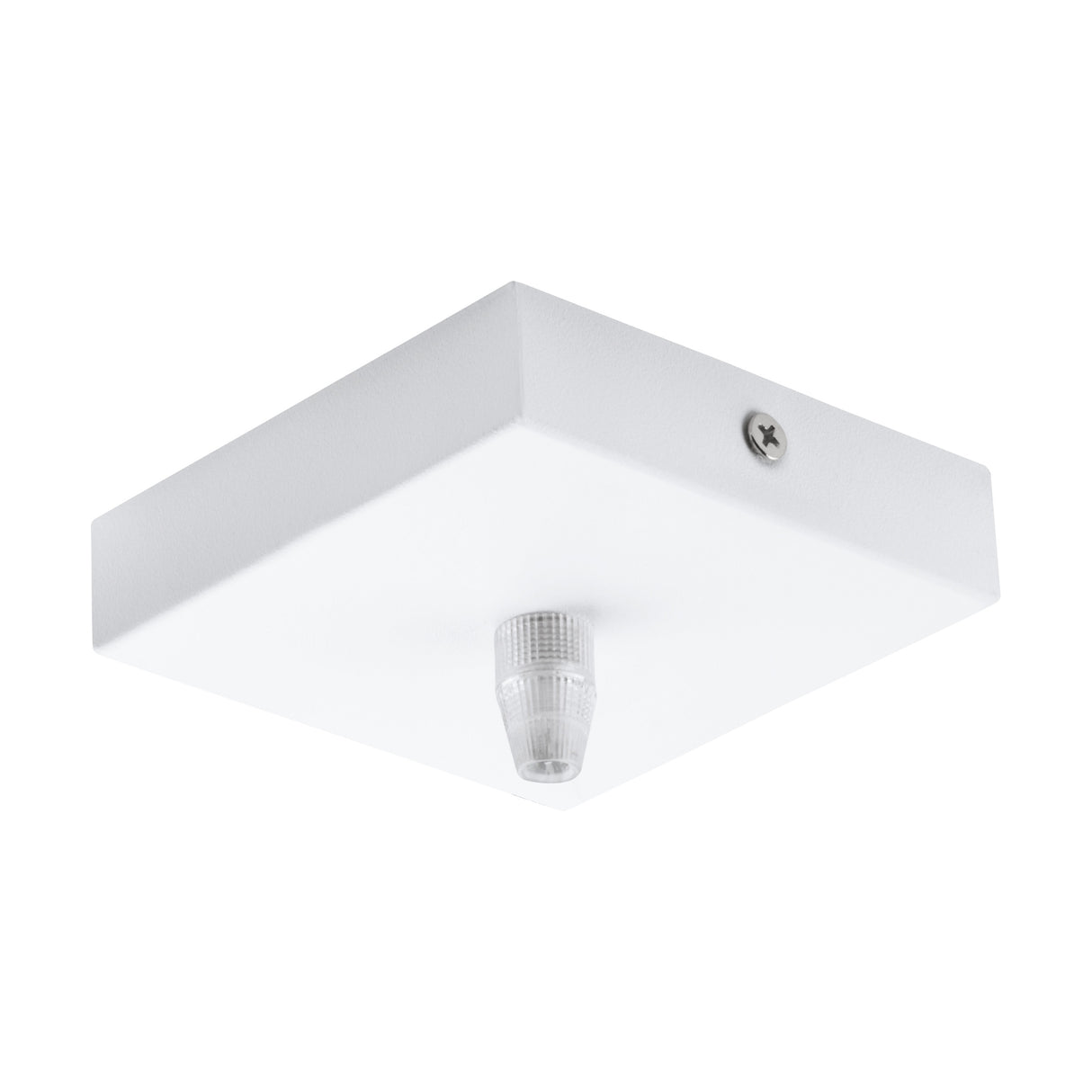 DECKENBALDACHIN 1-FACH, ECKIG 95X95X25 WEISS