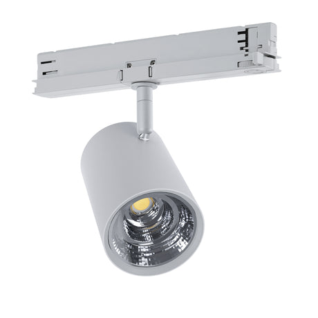 VILLANOVA 2 3-PHASEN LED-SPOT SILBER 20° 4000K DALI