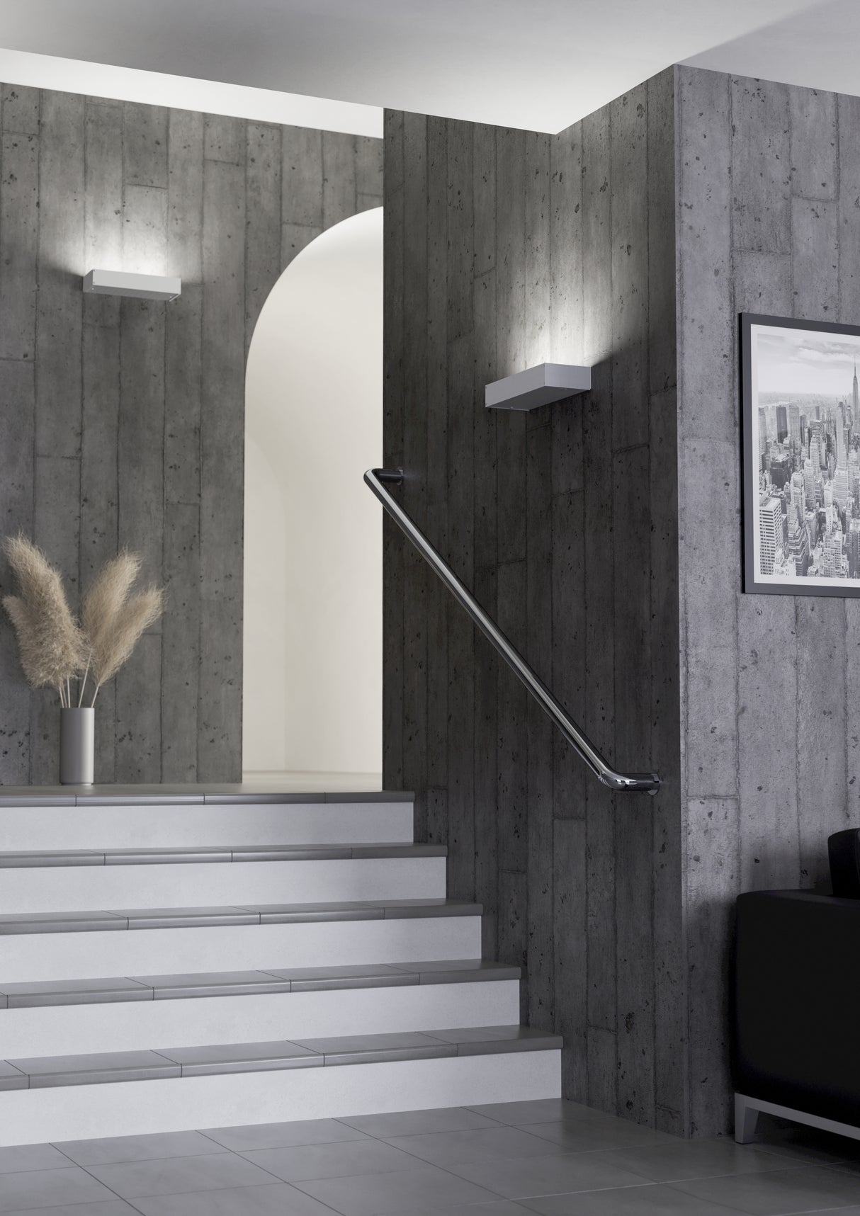 LED-Wandleuchte L-395 WEISS 3000K 'COLMENAR'