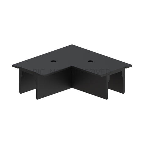 TRACK ON DALI ABDECKUNG SCHWARZ ZU 90° VERBINDER EINBAU