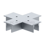 TRACK ON DALI ABDECKUNG SILBER ZU X-VERBINDER EINBAU