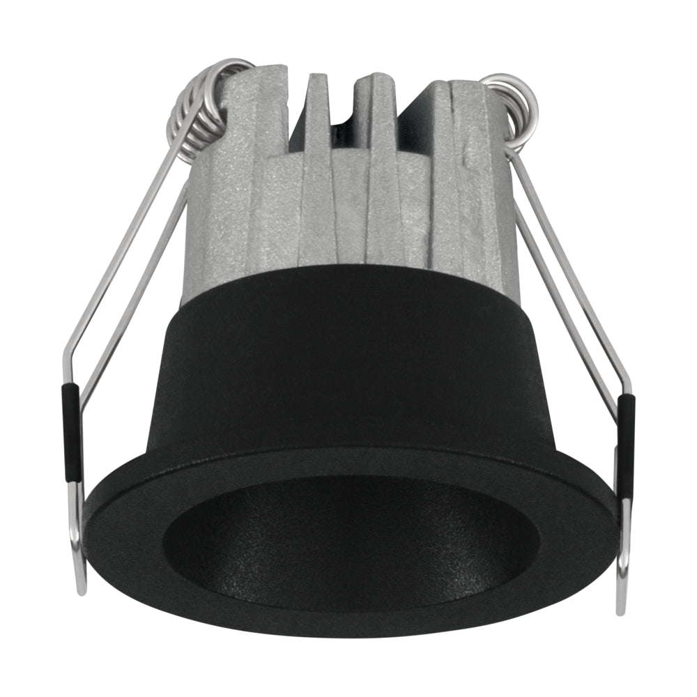 LED-EINBAUSPOT SCHWARZ 20° BLAU 'SALICETO SPA'