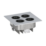 LED-Einbauleuchte MIZAT-4 13,2W 1489lm 4000K 50° silber