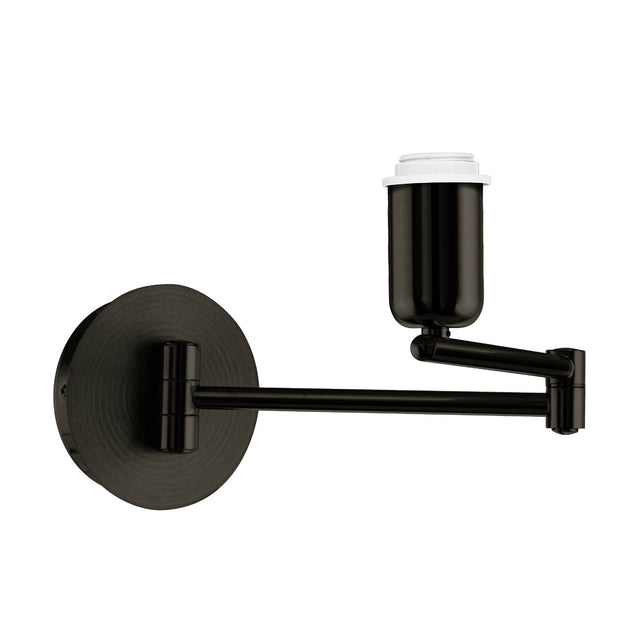 PASTERI PRO Wandleuchte 1xE27 40W, schwenkbar, schwarz