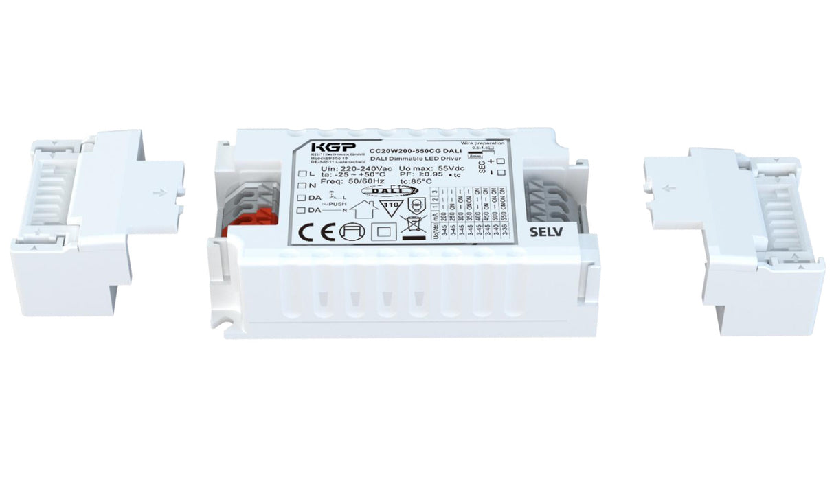 LED-DRIVER KGP CC20W200-550CG DALI inkl. Anschlusskabel