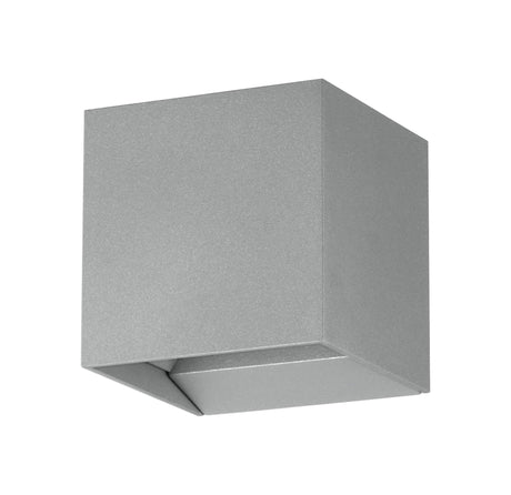 CALPINO PRO Wandleuchte 6,7W 280lm 4000K, IP54, silber