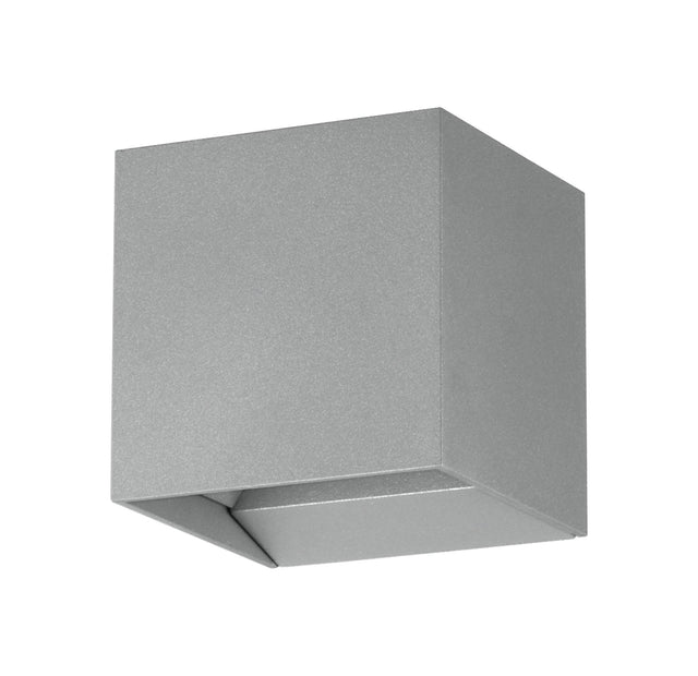 CALPINO PRO Wandleuchte 6,7W 280lm 4000K, IP54, silber