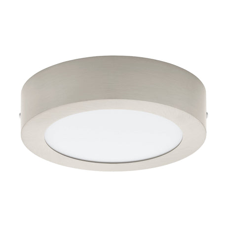 LED-DECKENLEUCHTE Ø170 NICKEL-MATT 'FUEVA PRO'