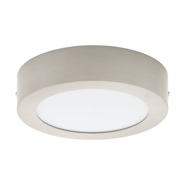 LED-DECKENLEUCHTE Ø170 NICKEL-MATT 'FUEVA PRO'