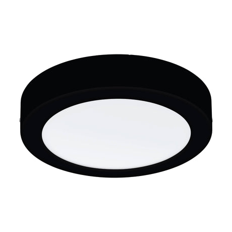 LED-DECKENLEUCHTE Ø225 SCHWARZ 'FUEVA PRO'