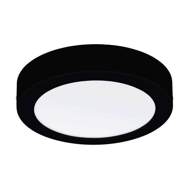 LED-DECKENLEUCHTE Ø225 SCHWARZ 'FUEVA PRO'
