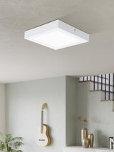 LED-DECKENLEUCHTE 225X225 WEISS 'FUEVA PRO'