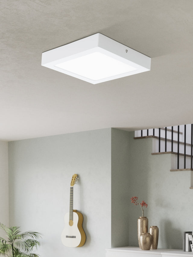 LED-DECKENLEUCHTE 225X225 WEISS 'FUEVA PRO'